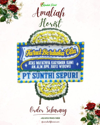 Papan Bunga Duka di Tebing Tinggi Kota