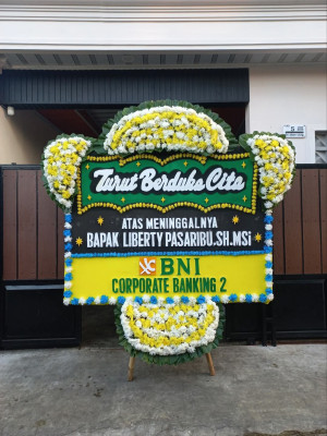 Papan Bunga Duka di Tebing Tinggi Kota