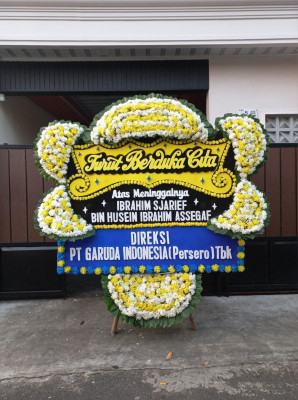 Papan Bunga Duka di Tebing Tinggi Kota