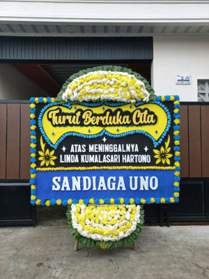 Papan Bunga Duka di Tebing Tinggi Kota