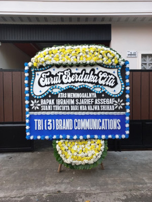 Papan Bunga Duka di Tebing Tinggi Kota